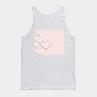 Blush pink geo - pink marble Tank Top